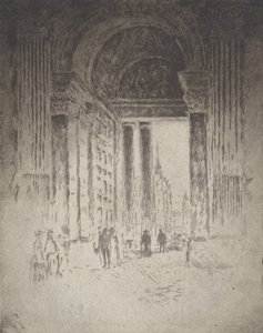 西门，圣保罗教堂，1903年。 作者 约瑟夫·彭内尔