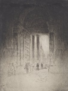 西门，圣保罗教堂，1903年。 作者 约瑟夫·彭内尔