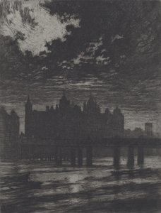 白厅法院，1903年。 作者 约瑟夫·彭内尔