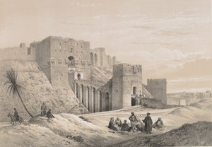 48.阿勒颇城堡，1843年。 作者 Joseph Philibert Girault De Prangey
