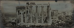 Erechtheion，雅典，1842。 作者 Joseph Philibert Girault De Prangey