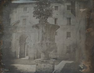 花瓶，Santa Cecilia in Trastevere，罗马，1842年。 作者 Joseph Philibert Girault De Prangey