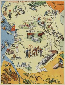 Aunis Et Saintonge-Angoumois-Poitou（彩色印刷版）