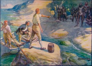c1908，c1920是“本地人聚集在一起”。 作者 约瑟夫·拉特克利夫·斯凯尔顿