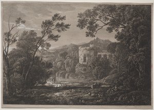意大利风光c。 1810年。