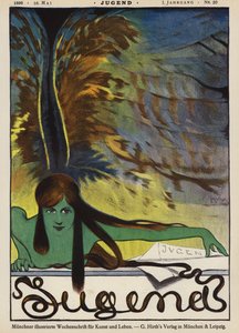 Jugend 杂志封面插图 作者 约瑟夫·鲁道夫·威策尔