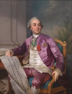安吉维耶伯爵夏尔-克洛德-弗拉奥特（1730-1809 年）肖像 作者 约瑟夫·西弗雷德·杜普莱西斯