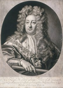 丹麦王子乔治的椭圆画像，1704年