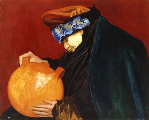 打瞌睡的女人 作者 约瑟夫·斯特拉