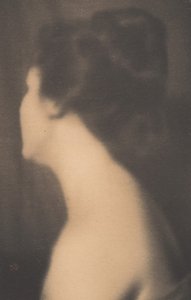 避开的头--肉体色调的研究，1899年。