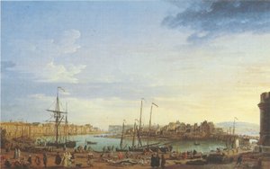 法语: Vue du Port de Dieppe 迪耶普港