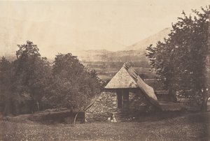Despourreins农场附近的Argelès山谷。圣索韦尔，1853年。