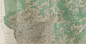 约瑟夫-德-费拉里斯（1726 - 1814 年）绘制的比利时卢地图
