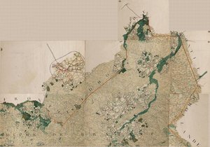 约瑟夫-德-费拉里斯（1726 - 1814 年）绘制的比利时韦尔德地图