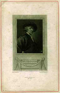 约书亚-雷诺兹爵士(1732-92)的肖像，由N. Schiavonetti雕刻，出版。1810年（雕版画） 作者 约书亚（之后）雷诺兹