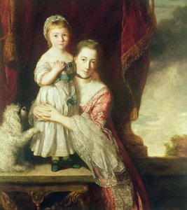Georgiana，Countess Spencer与Lady Georgiana Spencer，1759-61