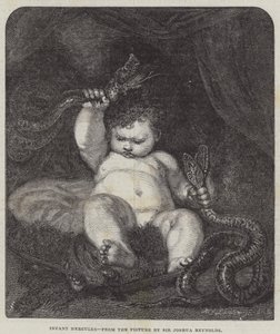 婴儿赫拉克勒斯 作者 约书亚·雷诺兹（Joshua Reynolds）