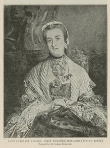 Lady Caroline Lennox，荷兰第一男爵夫人 作者 约书亚·雷诺兹（Joshua Reynolds）