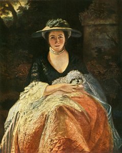 耐莉·奥布莱恩（Nelly OBrien），c1762-1763，c1912 作者 约书亚·雷诺兹（Joshua Reynolds）