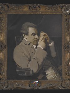 约瑟夫-巴雷蒂肖像（布面油画） 作者 约书亚·雷诺兹（Joshua Reynolds）
