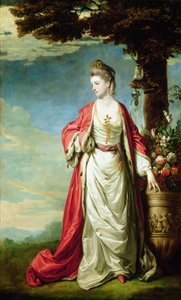 Trecothick夫人的肖像，穿着土耳其语 作者 约书亚·雷诺兹（Joshua Reynolds）