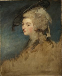 乔治亚娜-斯宾塞的研究（布面油画 作者 约书亚·雷诺兹（Joshua Reynolds）