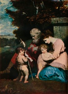 神圣家族与婴儿圣约翰，1788-9 作者 约书亚·雷诺兹（Joshua Reynolds）