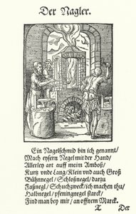 The Nail Maker (engraving) 作者 约斯特（后）安曼