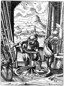 惠特赖特，16世纪，1849年。 作者 约斯特安曼