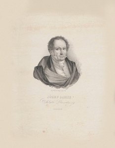 作曲家Józef Damse 1789-1852的肖像，1840年。 作者 约瑟夫·希拉里·格洛瓦奇
