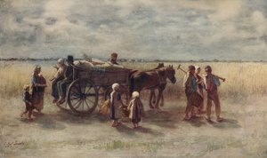 马铃薯丰收，1844年，c1915 作者 约瑟夫·以色列
