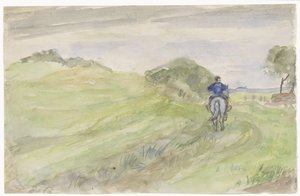 乡村公路上的骑手 作者 约瑟夫·以色列