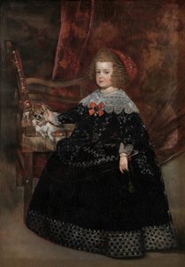 玛丽亚-特雷莎1638-1683，西班牙女皇，约1645年。 作者 胡安·巴蒂斯塔·马丁内斯·德尔·马佐