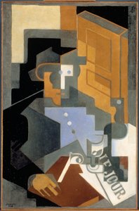 来自图兰的男子，1918年。 作者 胡安·格里斯