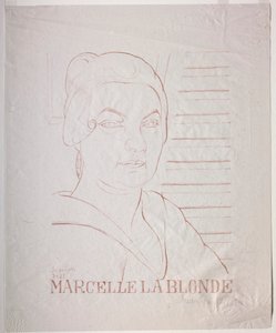 Marcelle la Blonde 作者 Juan Gris