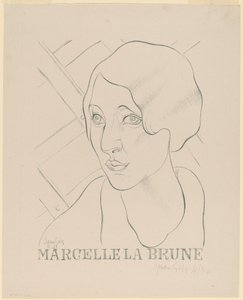 Marcelle la Brune 作者 Juan Gris