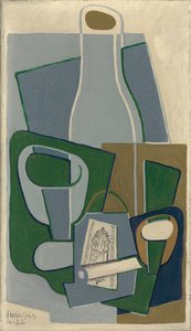 烟草管和包装，1922年 作者 胡安·格里斯