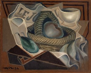 篮子，1924年 作者 胡安·格里斯