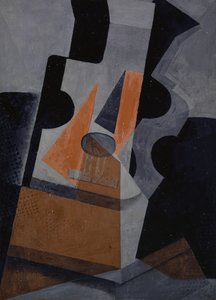 吉他（静物与吉他），1916年 作者 胡安·格里斯