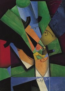 吸烟者弗兰克·哈维兰，1913年 作者 胡安·格里斯