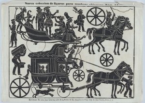 中国皮影戏的第13张图，1859年。 作者 胡安·洛伦斯