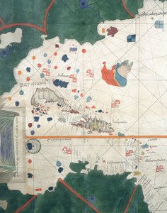 中美洲群岛，胡安-德拉科萨著，海图