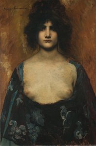 东方女孩，约1890-1895年。 作者 胡安娜·罗曼尼（Juana Romani）