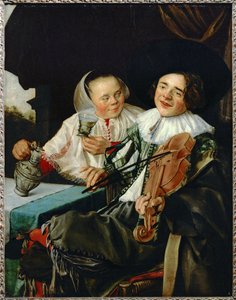 La joyeuse companie - 快乐的公司... 作者 朱迪思 (Attr. to) 莱斯特