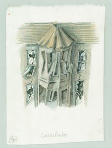 德国海军对北约克郡斯卡伯勒的轰击，1914年。 作者 朱迪思·多比