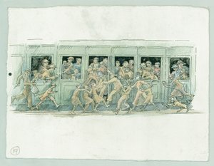 德国海军对北约克郡斯卡伯勒的轰击，1914年。 作者 朱迪思·多比