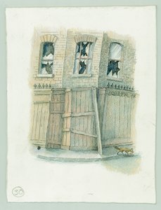 德国海军对北约克郡斯卡伯勒的轰击，1914年。 作者 朱迪思·多比