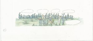 德国海军对北约克郡斯卡伯勒的轰击，1914年。 作者 朱迪思·多比