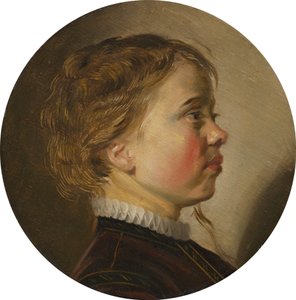 年轻男孩的轮廓，约1630年。 作者 朱迪思·莱斯特（Judith Leyster）