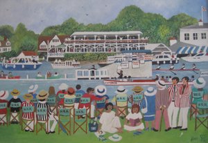 亨利--终点，2012 年（纸上水粉画） 作者 朱迪·乔尔